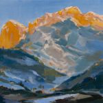 Morning Sun in the Dolomites